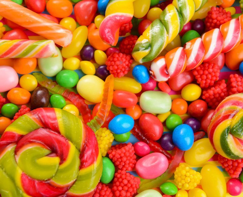 Surtido de caramelos.